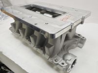 Blower manifold 300-243  Holley 351W Ford w  Supercharger Adapter  & Studs